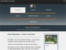 Tablet Screenshot of peter-wohlleben.de